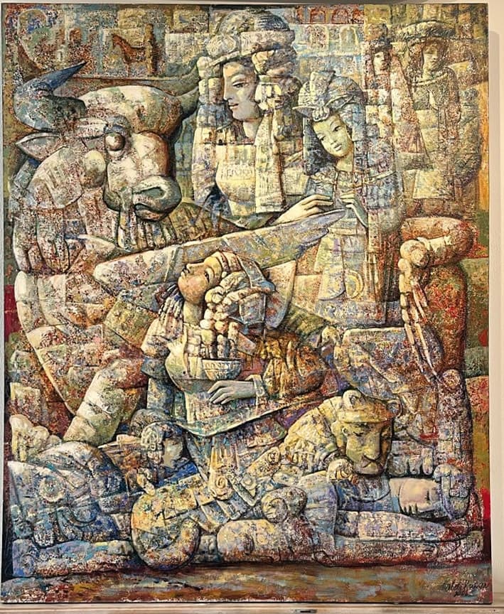 Temple of Love — Oil on canvas, 170 × 140 cm (2006). Abel Karen Kazinyan.