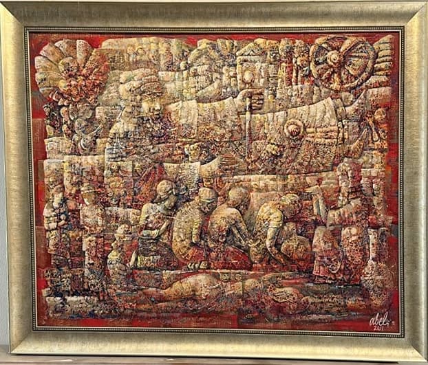 Wisdom — Oil on canvas, 85 × 100 cm (2011). Abel Karen Kazinyan.