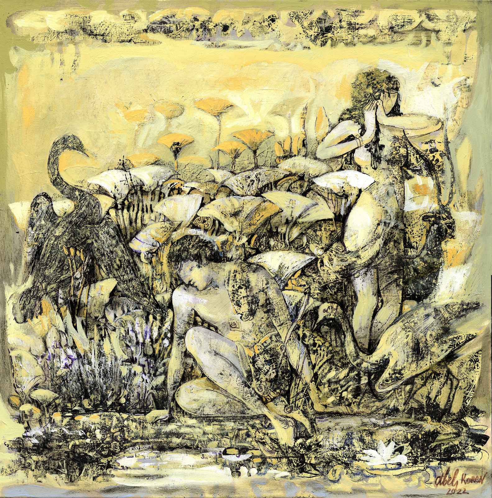 Painting — Oil on canvas (2018). Abel Karen Kazinyan.