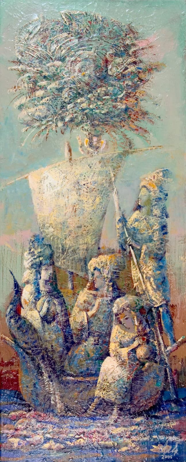 Painting — Oil on canvas (2000). Abel Karen Kazinyan.