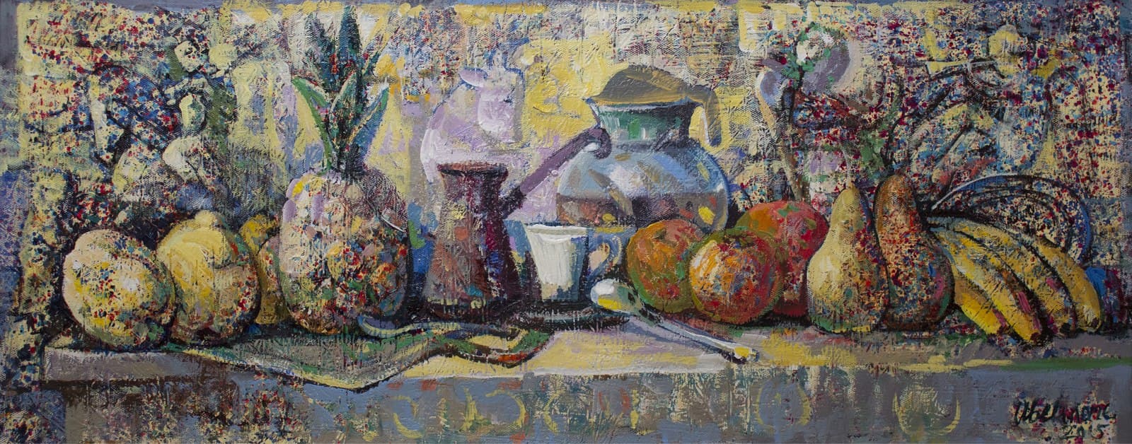 Painting — Mixed media on canvas (2008). Abel Karen Kazinyan.