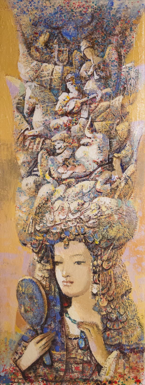 Painting — Mixed media on canvas (2002). Abel Karen Kazinyan.
