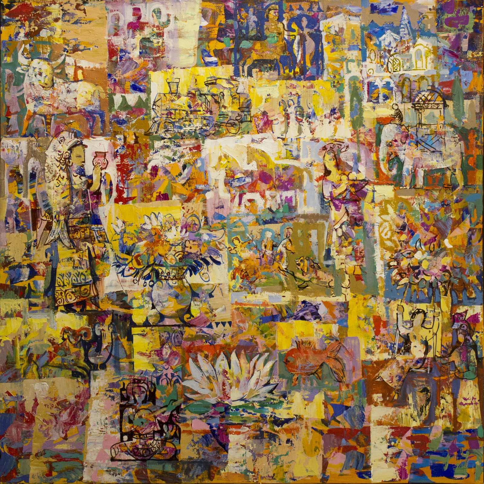 Painting — Oil on canvas (2015). Abel Karen Kazinyan.