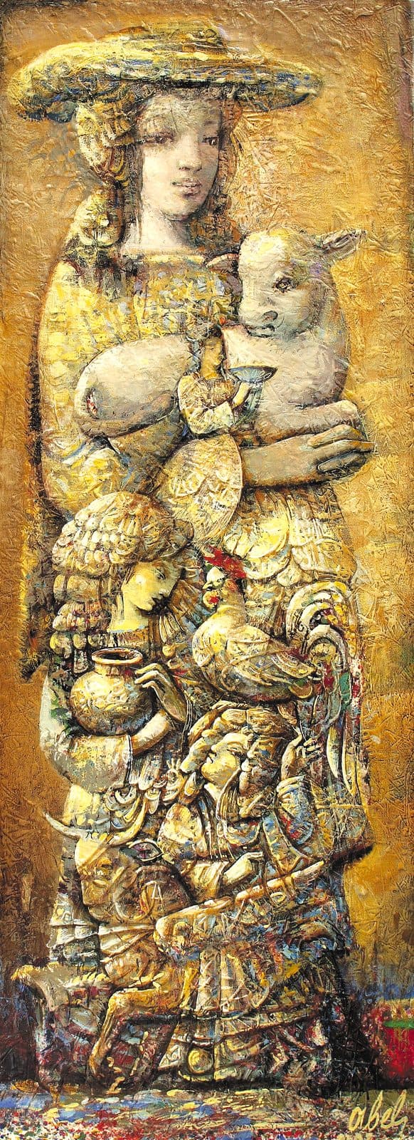 Painting — Oil on canvas (2021). Abel Karen Kazinyan.